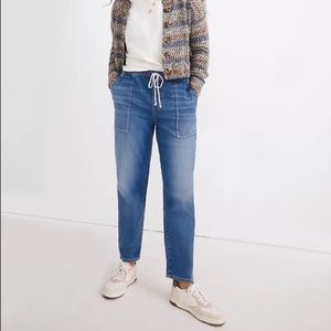Madewell Pull-On Baggy Jeans